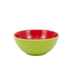 Tigela Pequena 600ml Oxford-Verde C/Vermelho