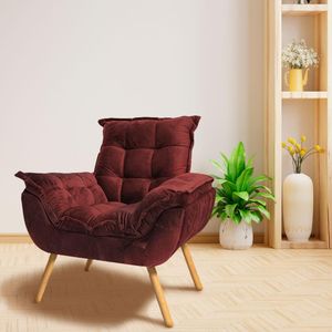 Poltrona Sophia Veludo Império Cores Diversas Tekshine