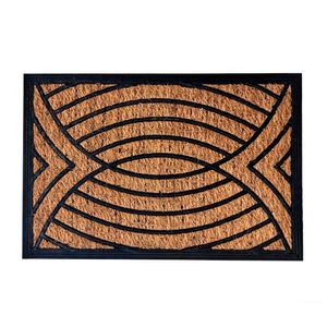 Tapete Capacho Fibra de coco 60x40cm Coirflex-Geométrico