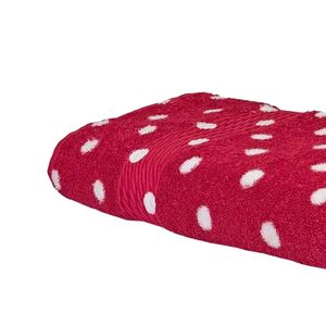 Toalha de Banho Felpudo Prisma Fernanda Dohler-Vermelho