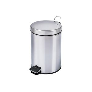 Lixeira de Pedal 5 Litros Inox Inoxidável