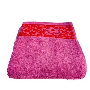 Toalha de Banho Lisa Algodão Rosa
