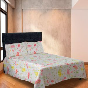 Jogo de Cama Casal Platinum 4 Pçs TekShine 100% Algodão