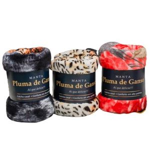 Colcha Casal Pluma de Ganso Cores Diversas Danflor