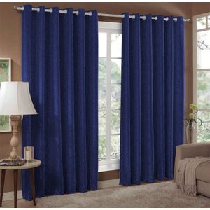 Cortina de Sala Jacquard 3,0x2,65m Tekshine Cores Diversas