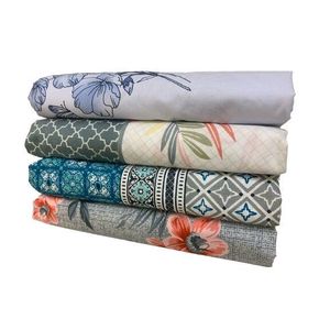 Lençol Casal S/ Elástico Toque de Algodão Estampas Diversas