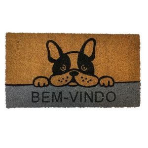 Tapete Capacho Fibra de Coco Estampas Diversas Corttex