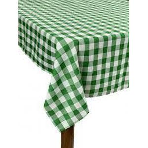 Toalha de Mesa Quadrada Oxford 1,45x1,45m Estampa Xadrez