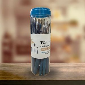 Faqueiro em Inox Obsidiana 16 Peças Tekshine Azul