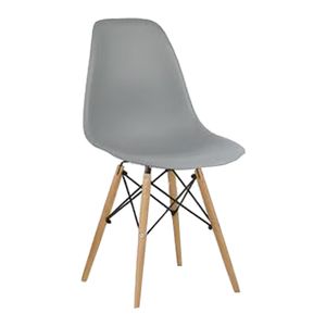 Cadeira Eames Wood Union Home Cinza