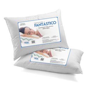 Travesseiro Fantástico Liso Fibra Siliconada Tekshine
