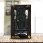 Conjunto-de-Talher-com-Escorredor-25-Pecas-Preto-Tekshine