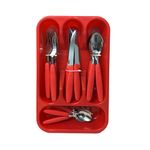 Conjunto-de-Talher-com-Escorredor-25-Pecas-Vermelho-Tekshine-Interno