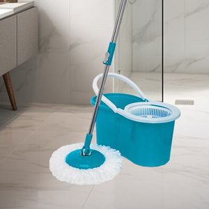 Mop Giratório para Limpeza com Balde 8 Litros Tekshine
