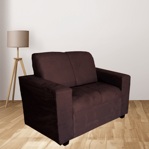 Sofá Top 2 Lugares em Suede Marron
