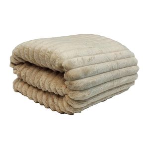 Colcha Suprema Canelada Casal Bege 2.00 x 2.20 Danflor