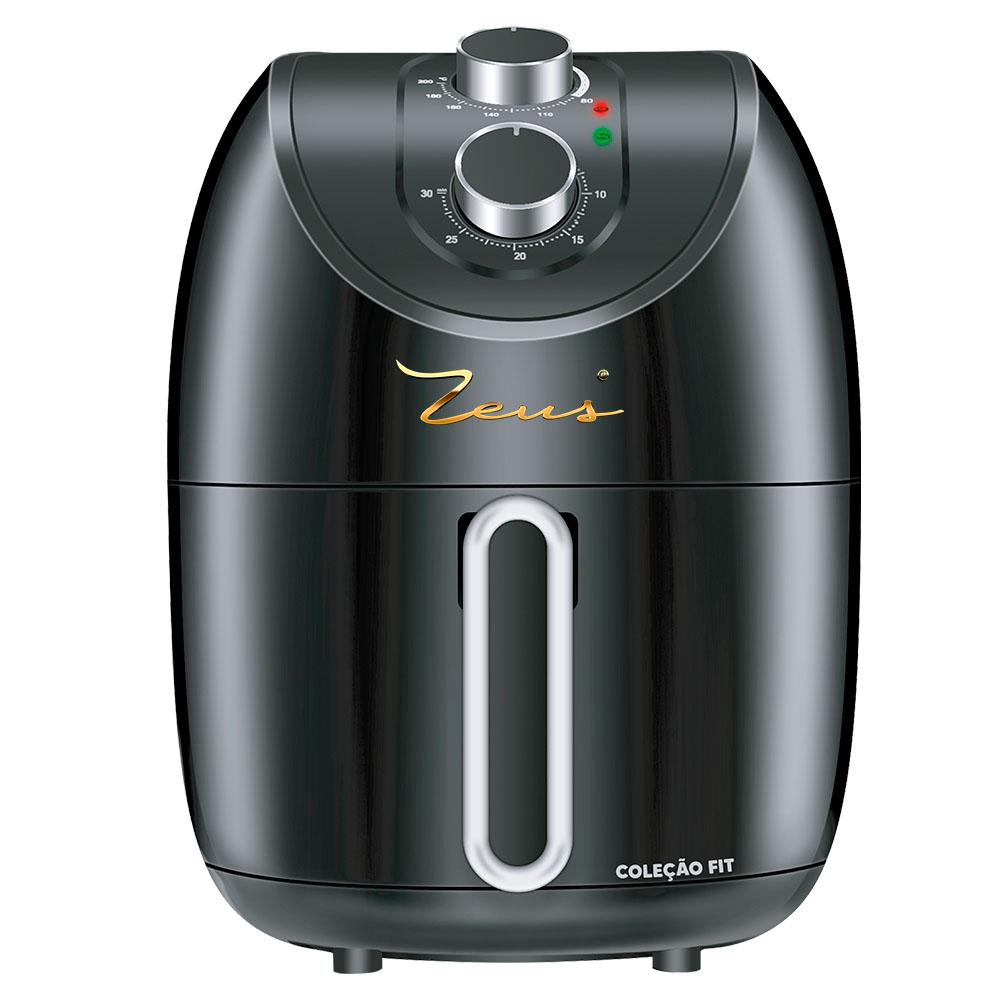 Fritadeira Air Fryer Zeus 4 Litros Preta 220V - Narciso Enxovais