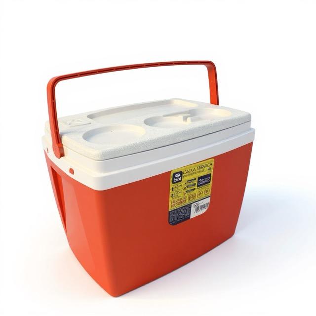 caixa termica 19l vermelha 2